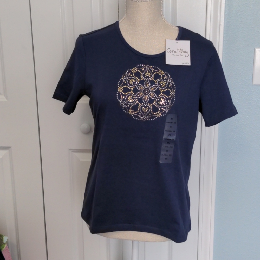 Coral Bay Navy Top